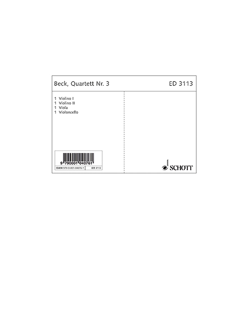 STREICHQUARTETT NR. 3
