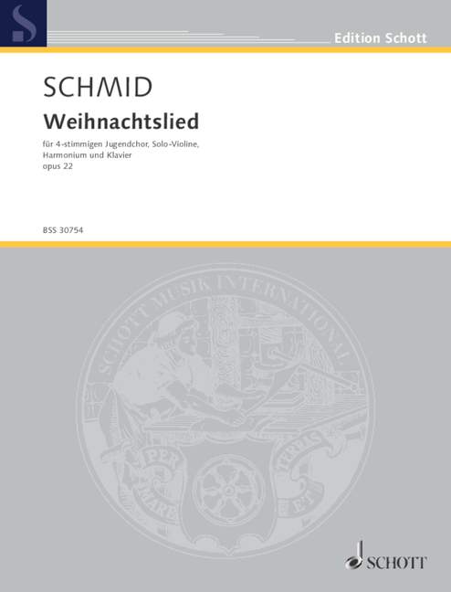 Weihnachtslieder op. 22