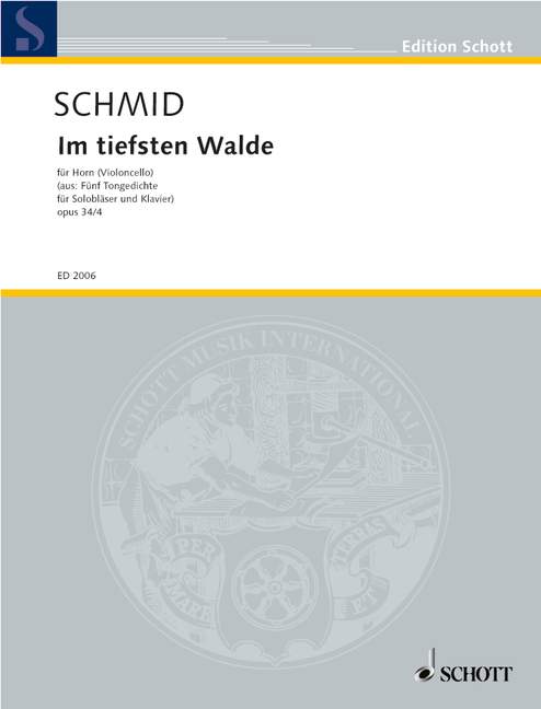 Im tiefsten Walde op.34/4