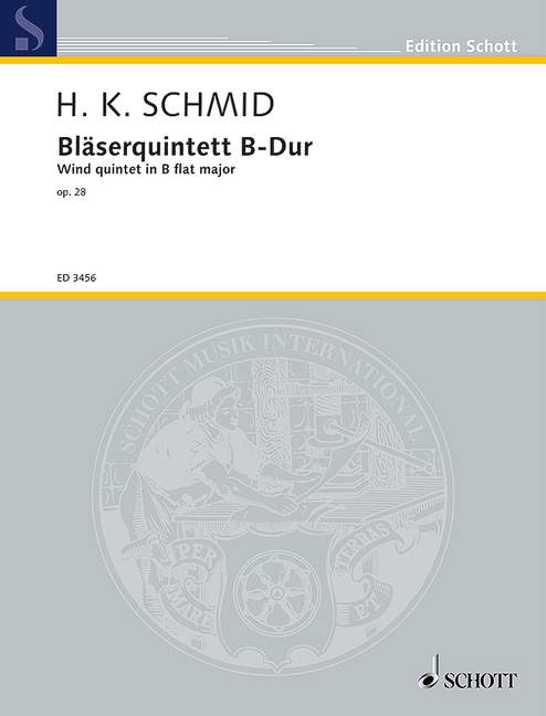 Bläserquintett B-Dur op. 28