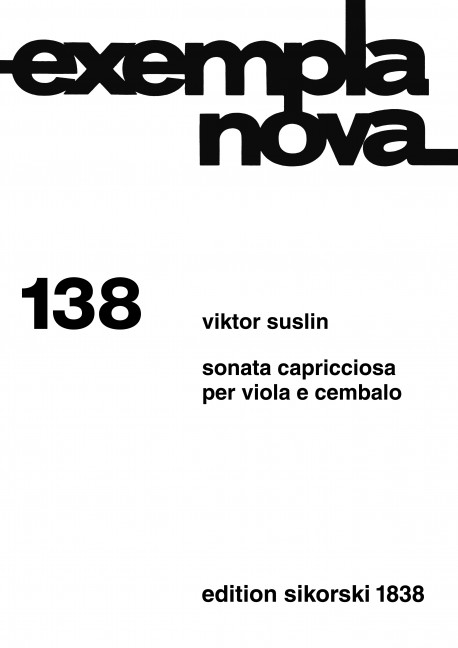 Sonata capricciosa für Viola und
