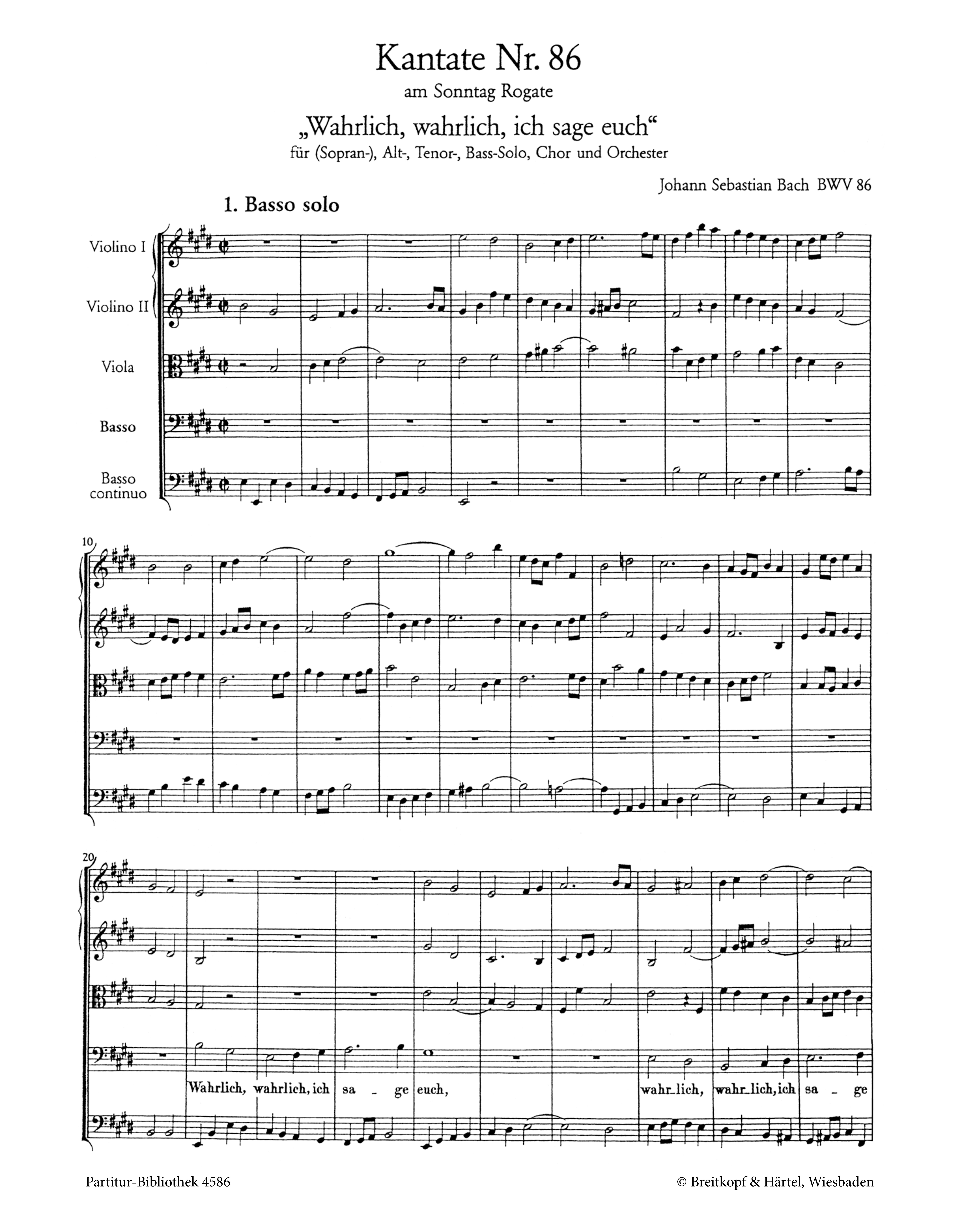 Wahrlich wahrlich ich sage euch