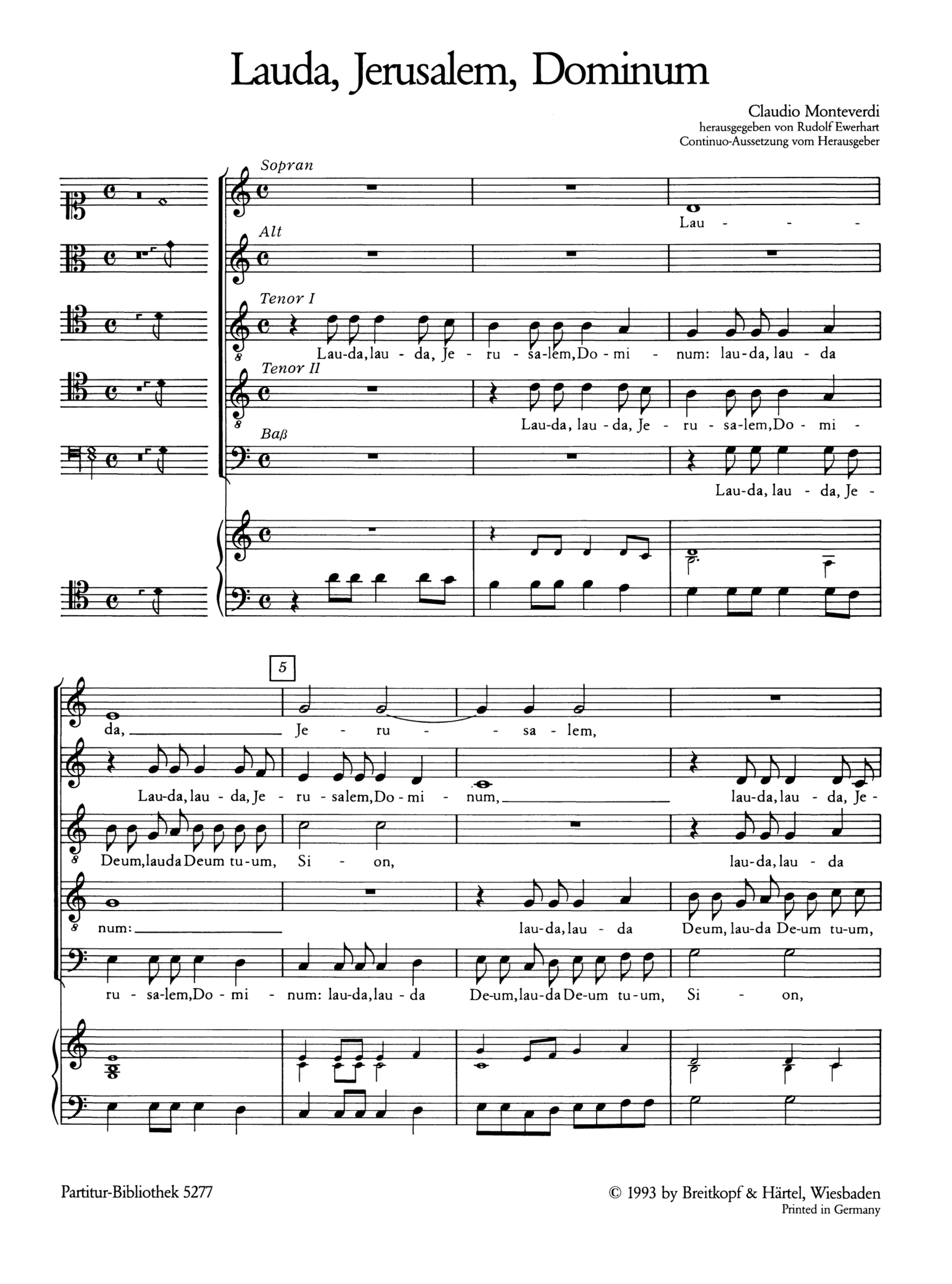 Lauda, Jerusalem, Dominum