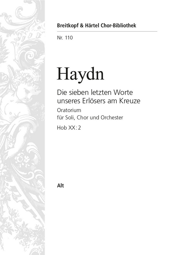 Haydn, Joseph 7 Worte des Erlösers Hob XX: 2