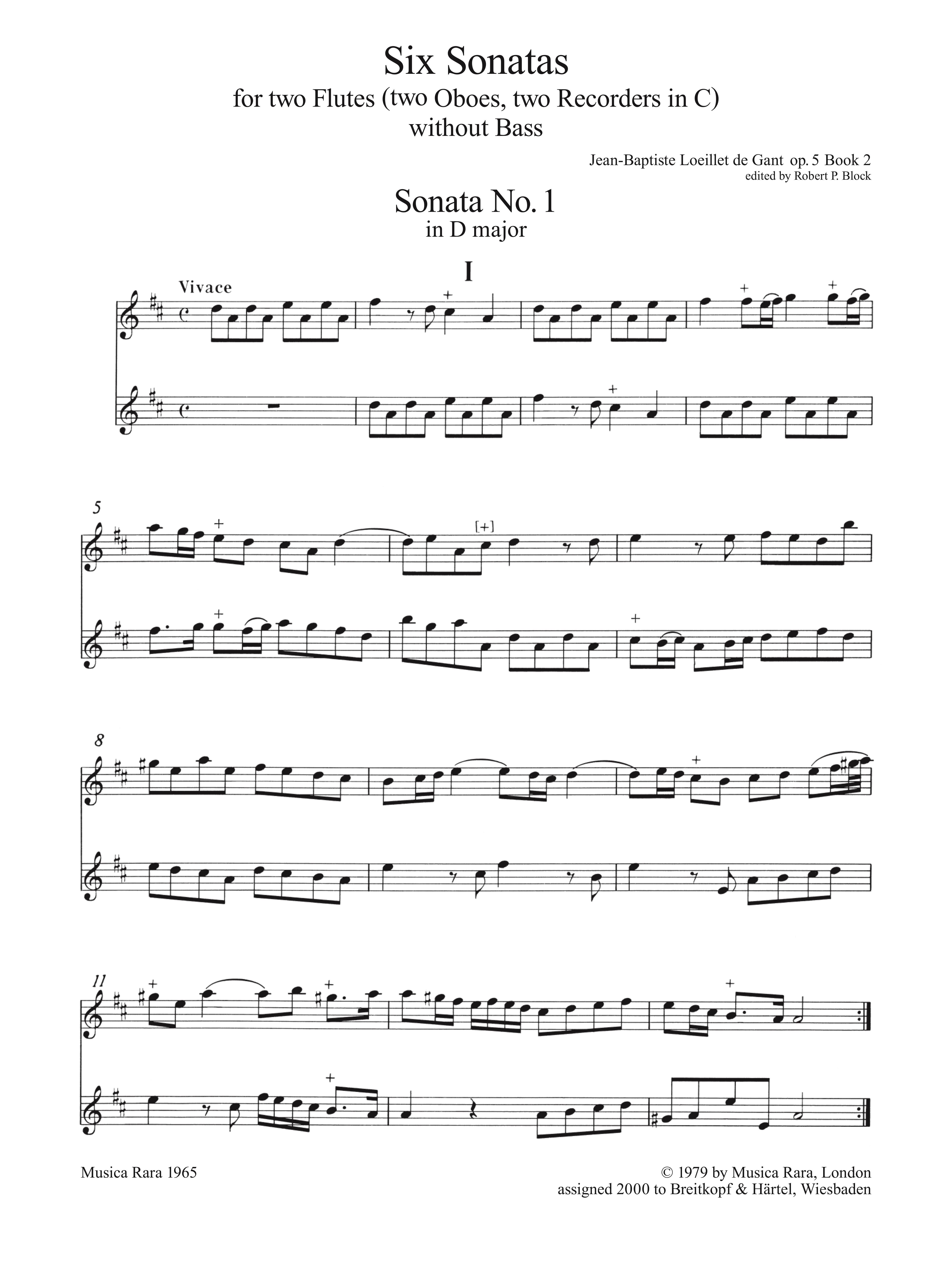 6 Sonaten op.5 Band 2 Nr.4-6)