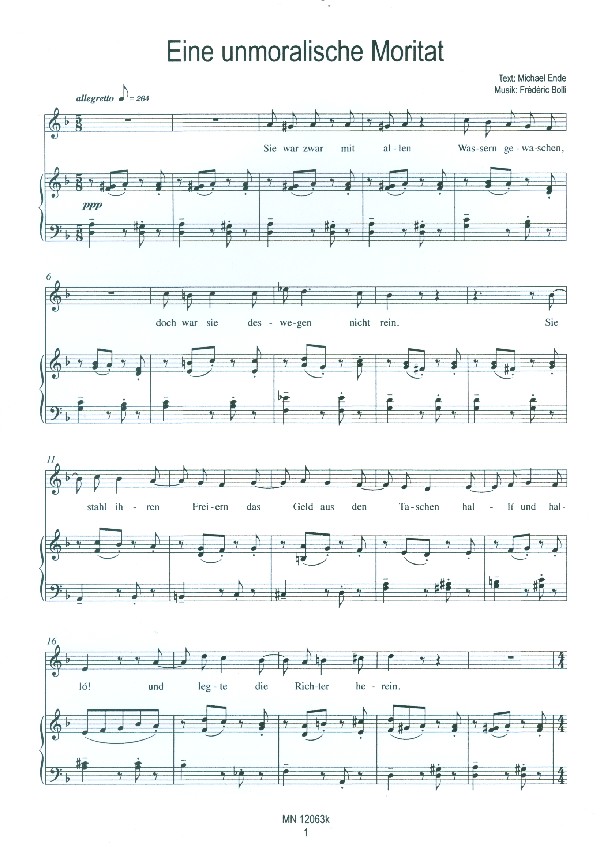 Ein unmoralische Moritat