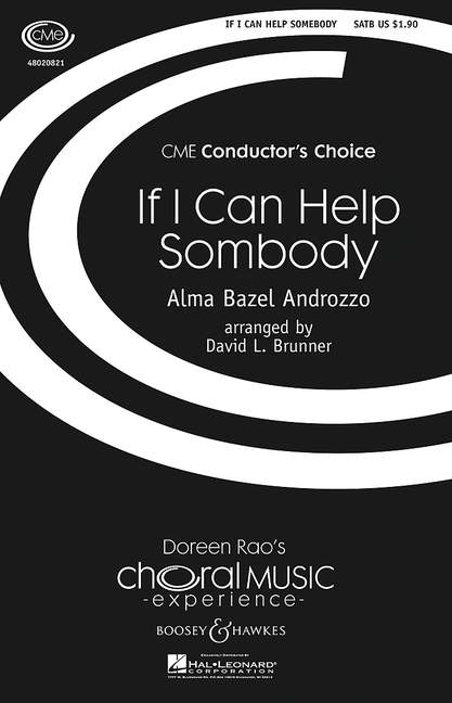 If I can help somebody