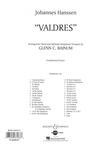 Hanssen, Johannes: Valdres