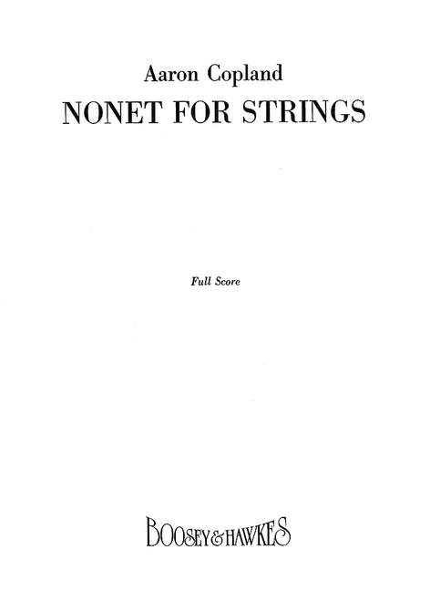 Nonet for Strings