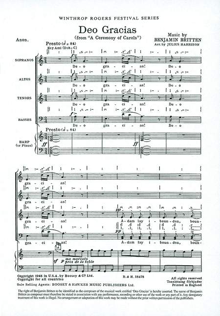 Deo Gracias op.28