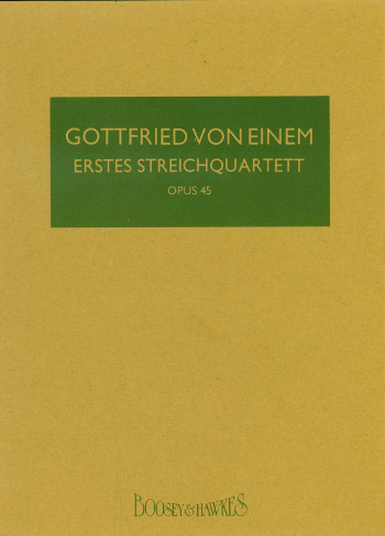 Streichquartett Nr. 1 op. 45 HPS 941