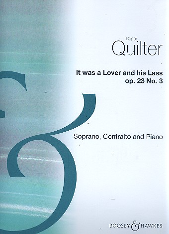 It was a lover and his Lass op. 23,3