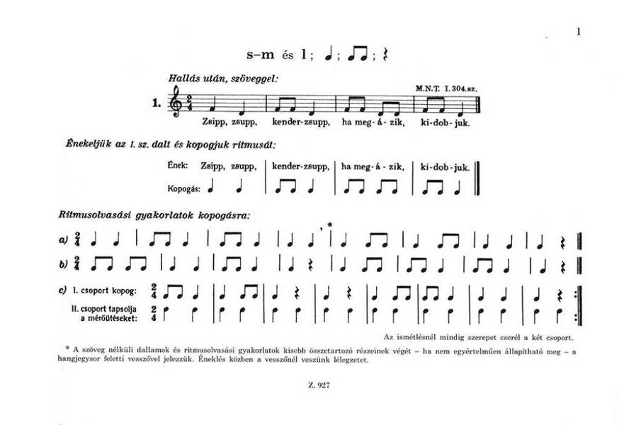 Szolfézs példatár Alsofok 1