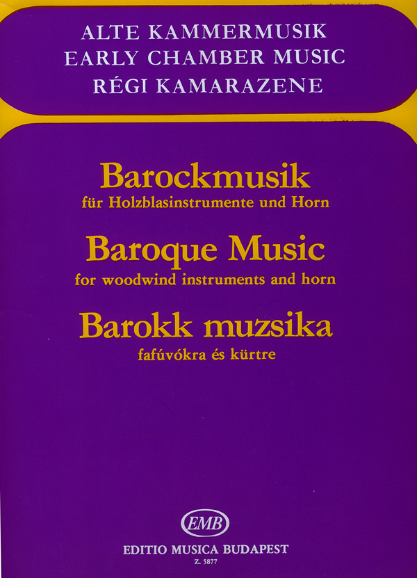Barockmusik für Horn und Holzblasinstrumente