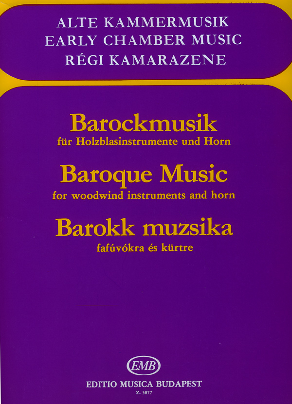Barockmusik für Horn und Holzblasinstrumente