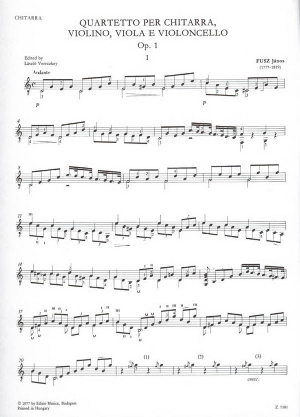 Fusz János Quartetto