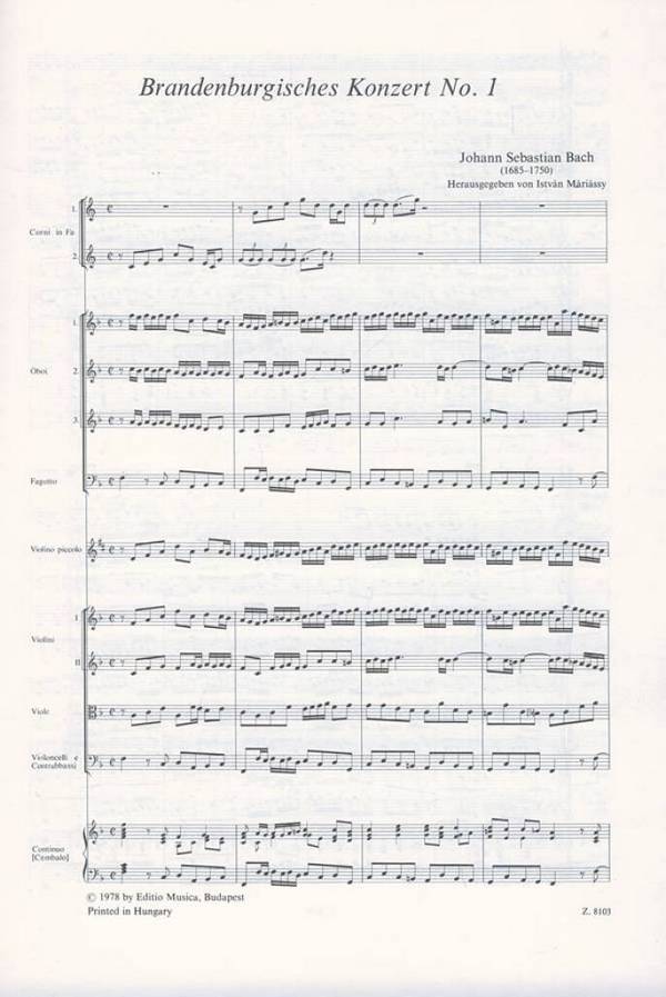Brandenburgisches Konzert No. 1