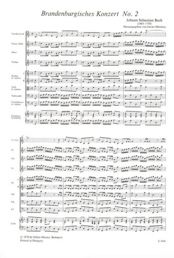 Brandenburgisches Konzert No. 2