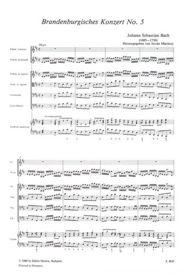 Brandenburgisches Konzert No. 5