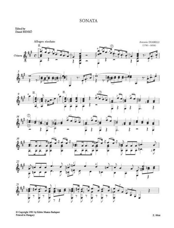 Sonata per chitarra