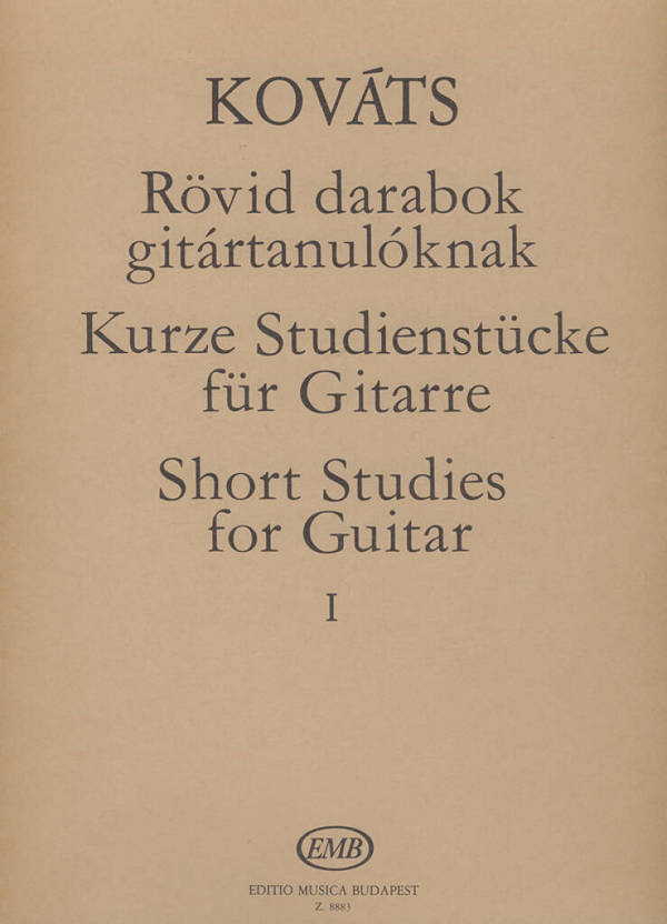 Kurze Studienstücke Band 1