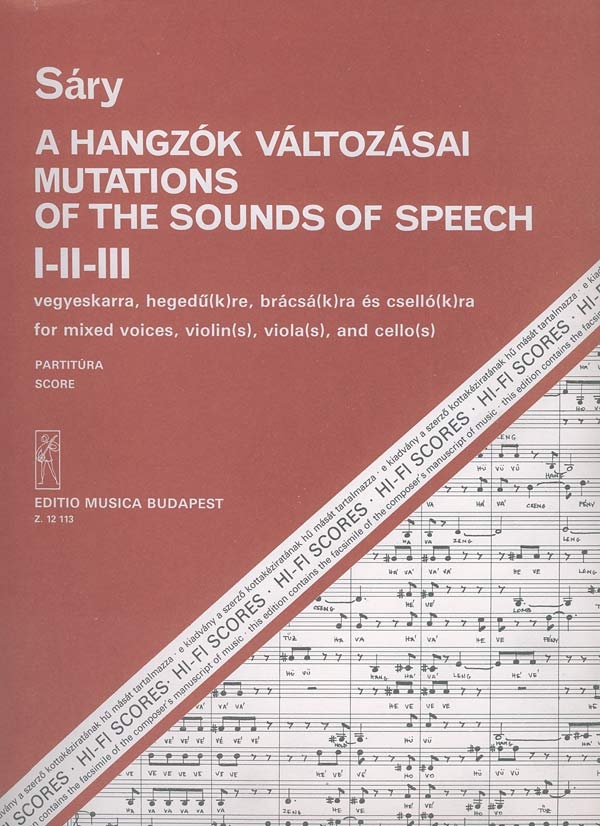 Sáry László Mutations of the Sounds of Speech