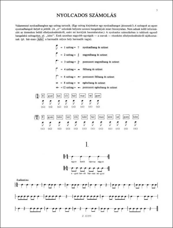 Balázs Oszkár, Zempléni László Rhythm Exercises