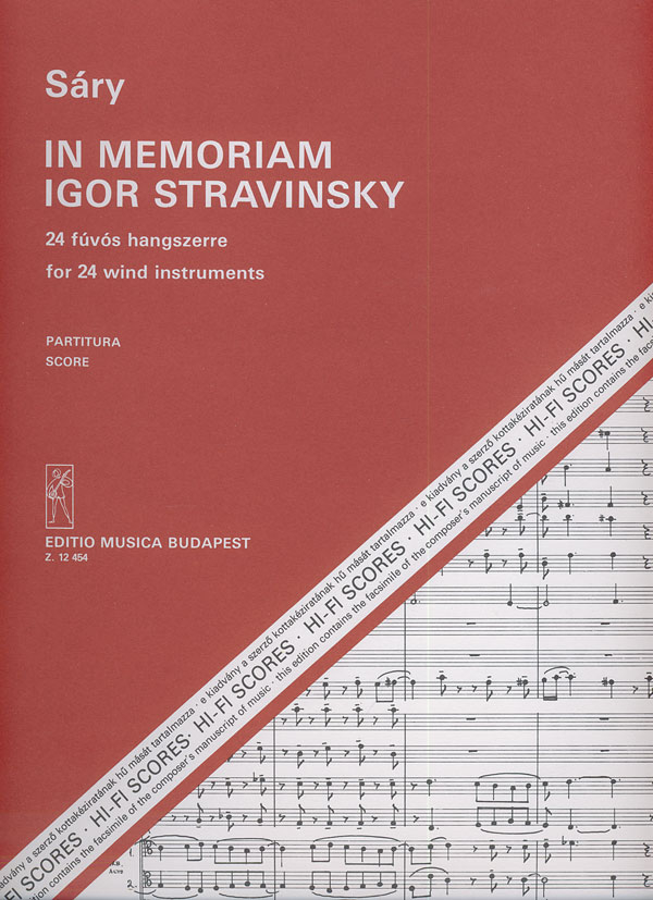 Sáry László In memoriam Igor Stravinsky