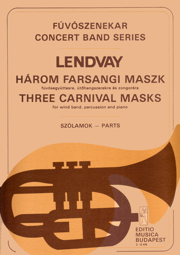 Lendvay Kamilló Three Carnival Masks