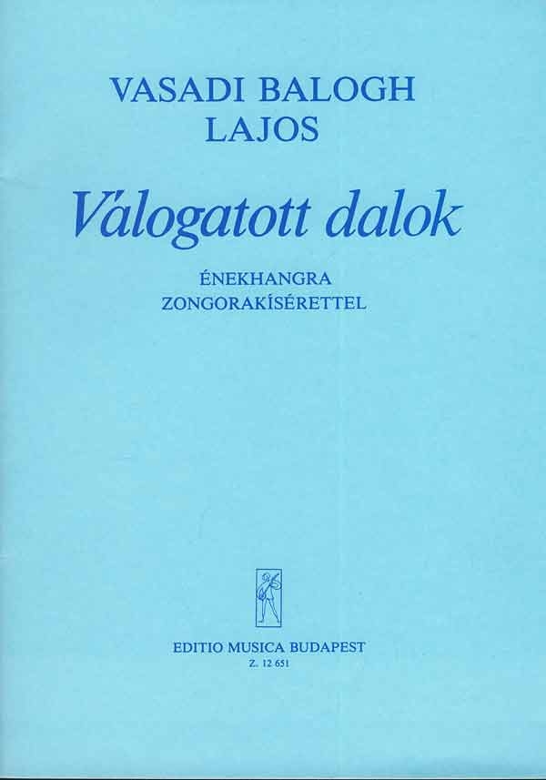 Vasadi Balogh Lajos Selected Songs