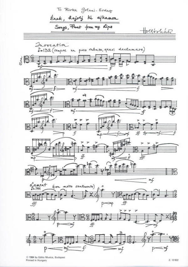 Songs, Float from my Lips