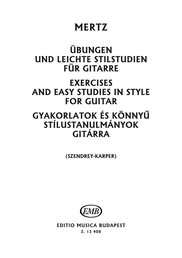 Übungen und leichte Stilstudien