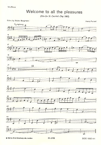 Ode zum St. Cecilia's Day 1683