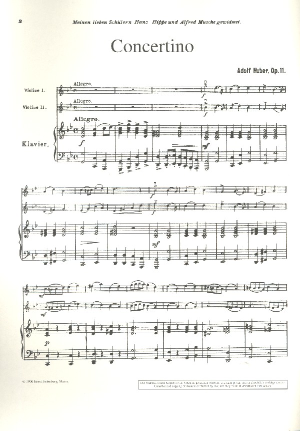 Konzert g-Moll op.11