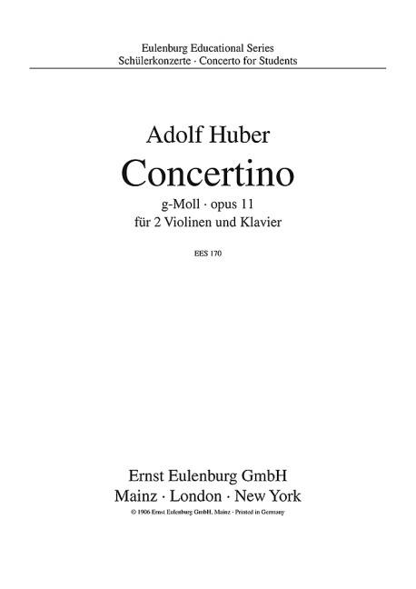 Konzert g-Moll op.11