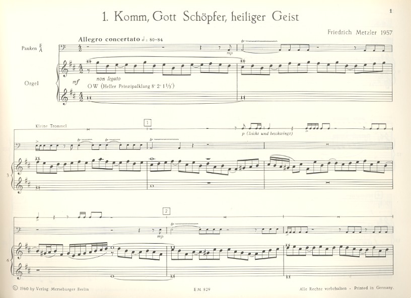3 Hymnen für Orgel, Glocken,