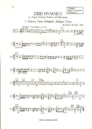 3 Hymnen für Orgel, Glocken,