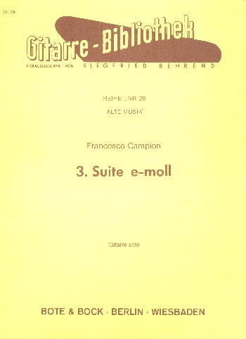 Suite e-Moll Nr.3