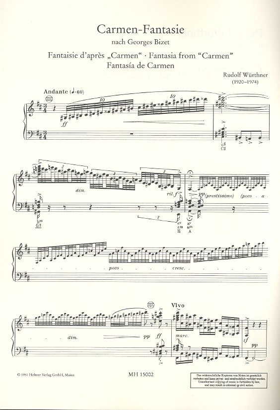 Carmen-Fantasie nach Georges Bizet