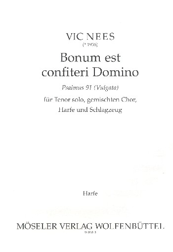BONUM EST CONFITERI DOMINO