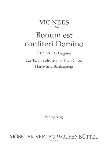 BONUM EST CONFITERI DOMINO