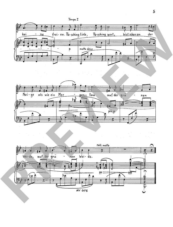 Monate im Lied op.128