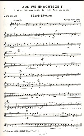 Zur Weihnachtszeit op.95