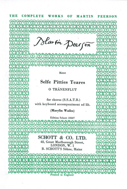Selfe Petties Teares