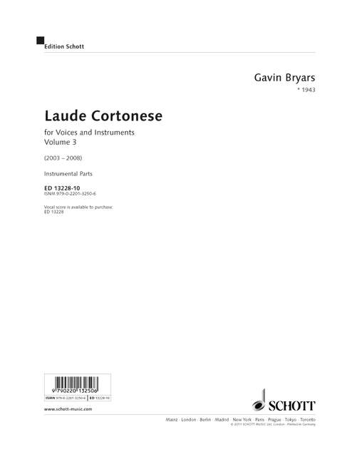 Laude Cortonese Vol. 3