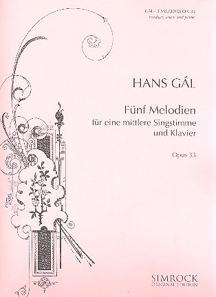 5 Melodien op.33