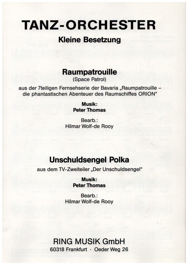 Raumpatrouille und Unschuldsengel Polka