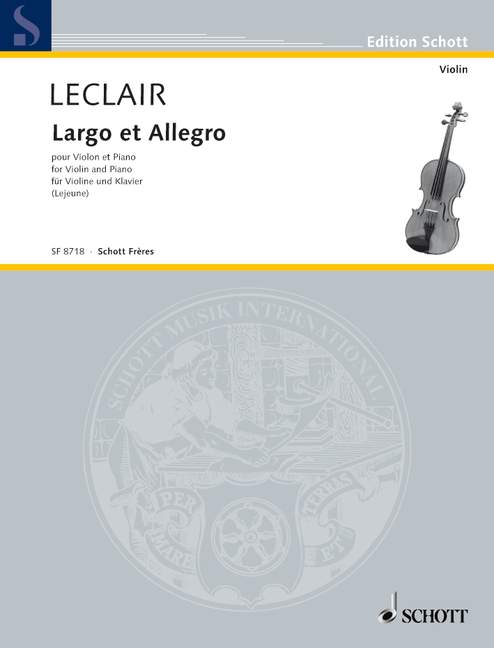 Leclair, Jean-Marie Largo et Allegro Série 4