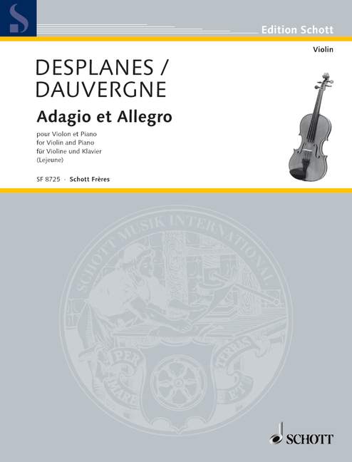 Dauvergne, Antoine / Desplanes, Jean-Antoine Adagio et Allegro