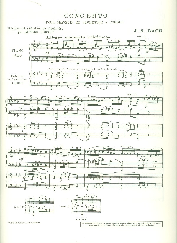 Konzert f-Moll BWV 1056